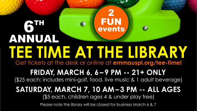 2026 Tee Time at the Library